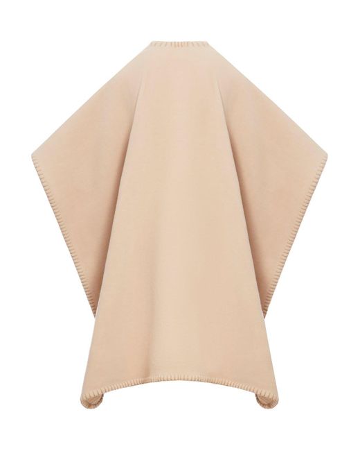 Fendi White Cape Coat