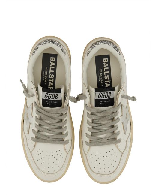 Golden Goose Deluxe Brand White Ballstar Sneaker Cow Leather Trainers