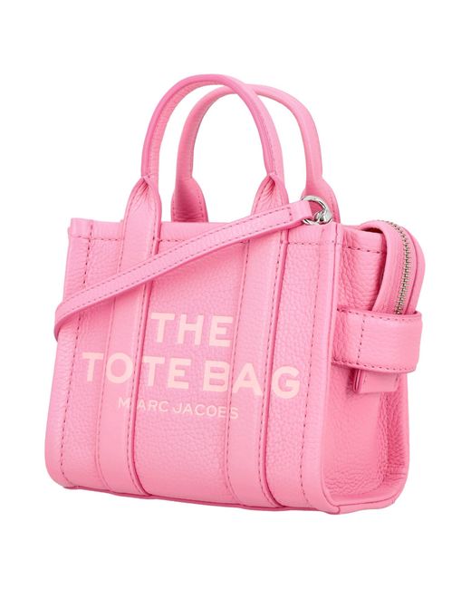 Marc Jacobs Pink The Mini Tote Leather Bag