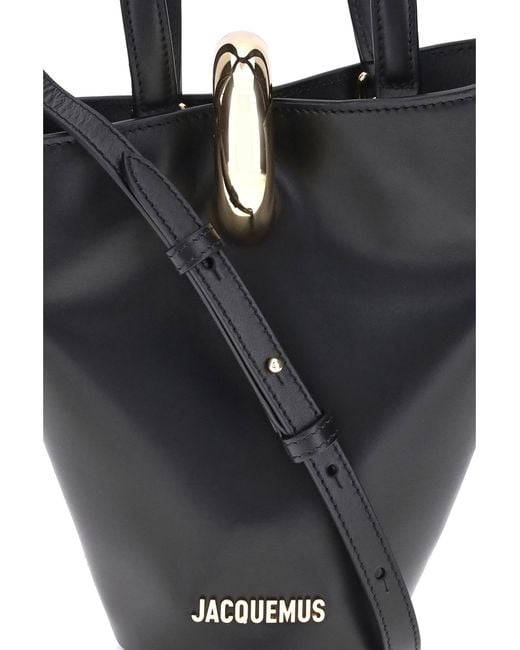 Jacquemus Black La Bambola Small Bucket Bag Calf Leather Bos Taurus