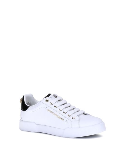Dolce & Gabbana White Portofino Sneakers