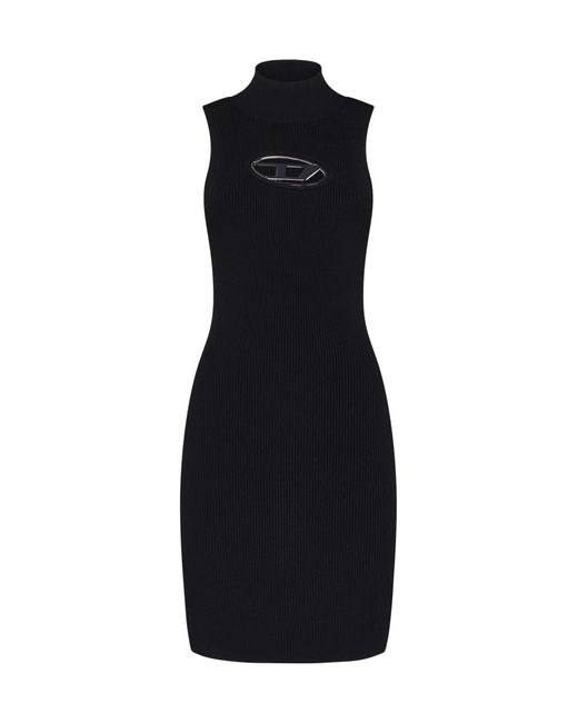 DIESEL Black M-onerva Knit Dress