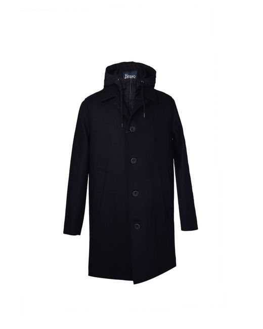 Herno Blue Coat for men