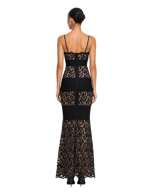 Hervé Léger White Long Gown Marielle