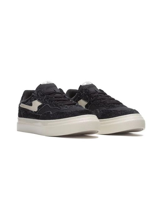 Stepney Workers Club Black Pearl S-Strike Raw Suede Mix for men