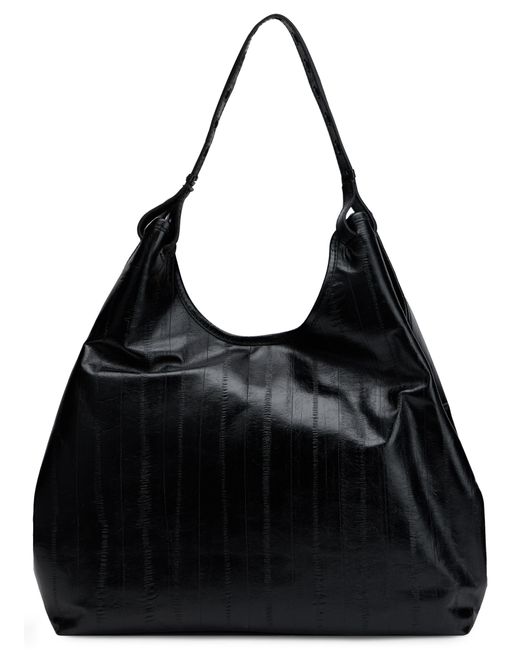 Gianni Chiarini Black Hobo Shoulder Bag Calfskin Tote