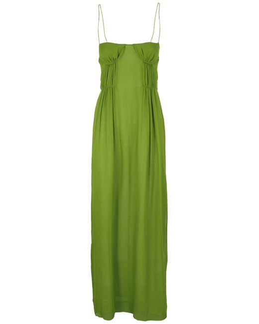 Christopher Esber Green Balconette Dress
