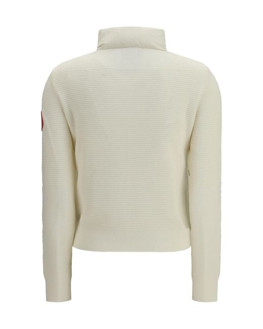 Canada Goose White Hybridge Down Jacket