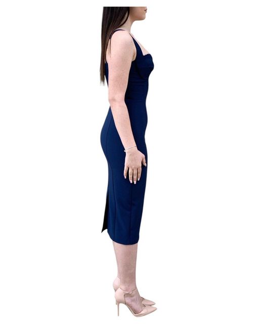 パーティードレス ELISABETTA FRANCHI Double stretch crepe dress with embroider Elisabetta Franchi Double Stretch Crepe Dress With