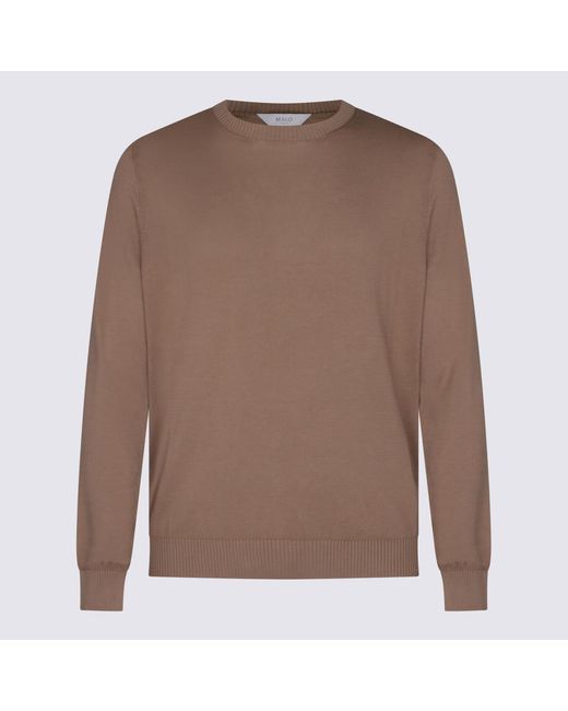 Malo Brown Sweaters _ Co El for men