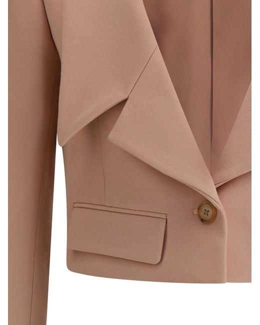ジャケット CHLOE Pastel Pink Wool Blazer Chloé Blazers, sport coats and suit jackets for Women