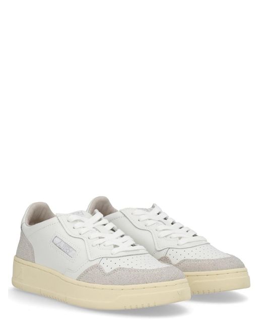 Autry Natural Medalist Low Sneaker Cow Leather Trainers