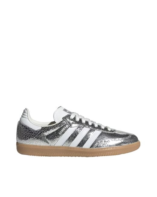 Adidas White Sneakers Samba Og Metallic Metallic/Footwear/Core Trainers