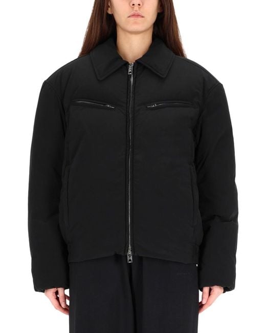 Alexander Wang Black Padded Jacket Essential Polyester