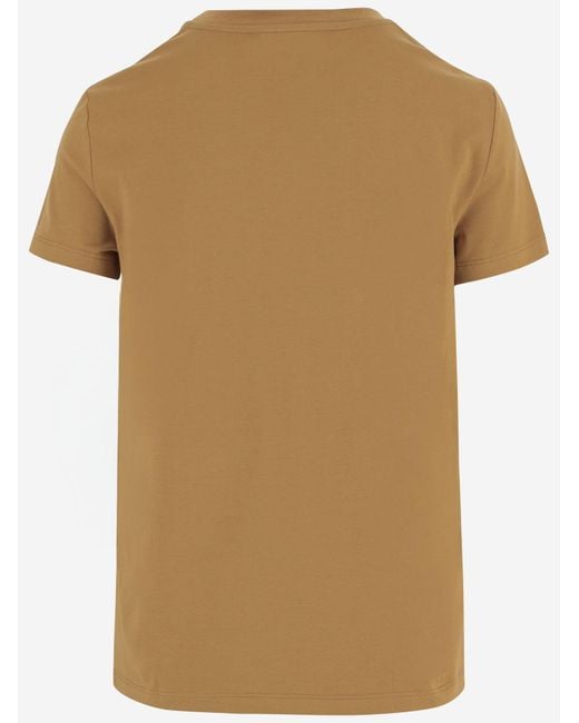 Max Mara Natural Cotton T-Shirt T-Shirts & Jerseys