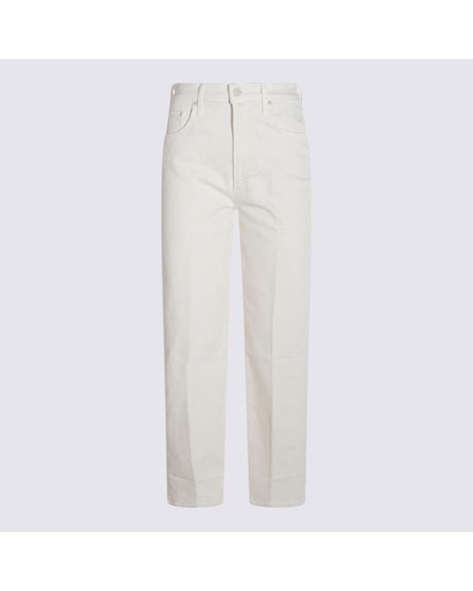 Mother White Jeans _Co Pl Ea