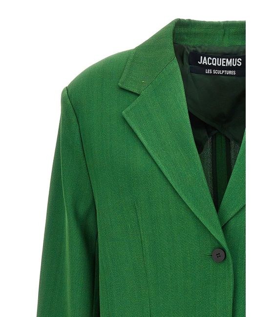 Jacquemus Green La Veste Titolo Oversized Blazer