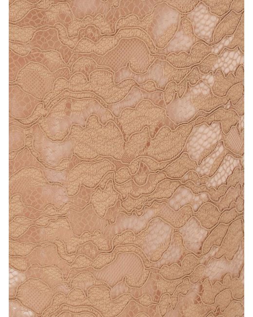 Le Plain Natural Pencil Skirt Lace