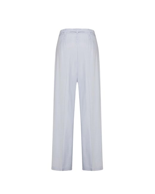 Seventy White Light High-Waisted Trousers