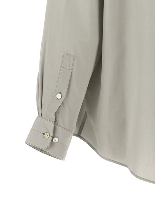 Lemaire Gray 'Double Pocket' Shirt for men