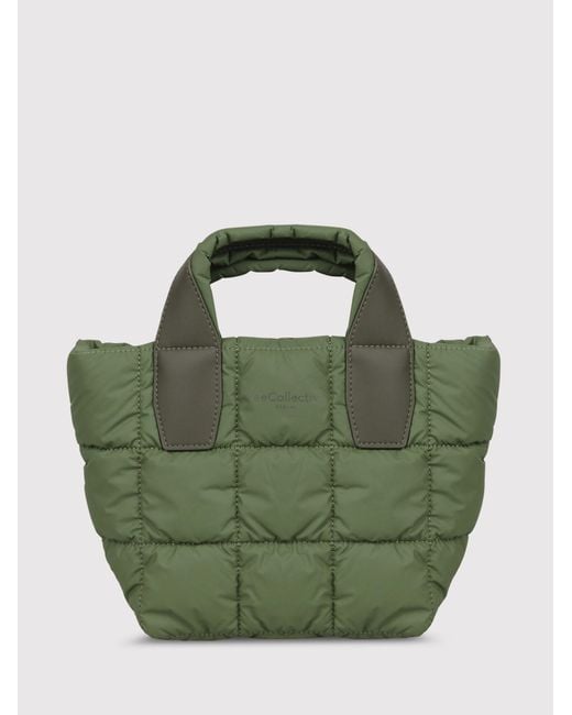 VEE COLLECTIVE Green Vee Collective Mini Porter Handbag