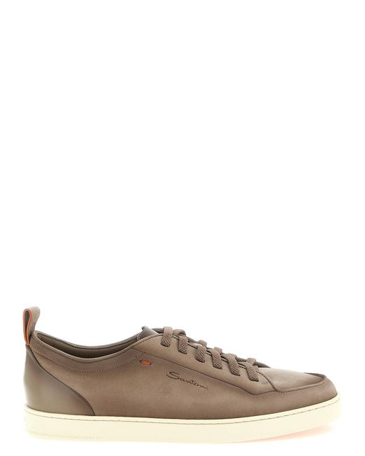 Santoni Brown Montecarlo Sneaker