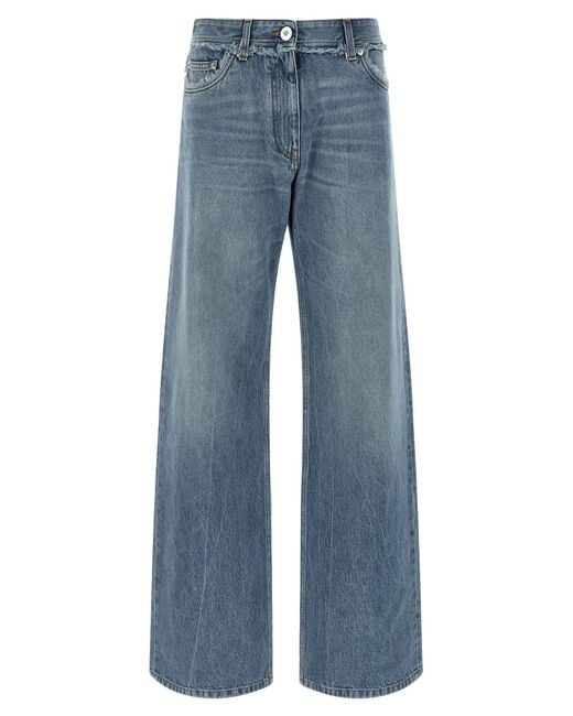 Versace Blue Boyfriend Jeans