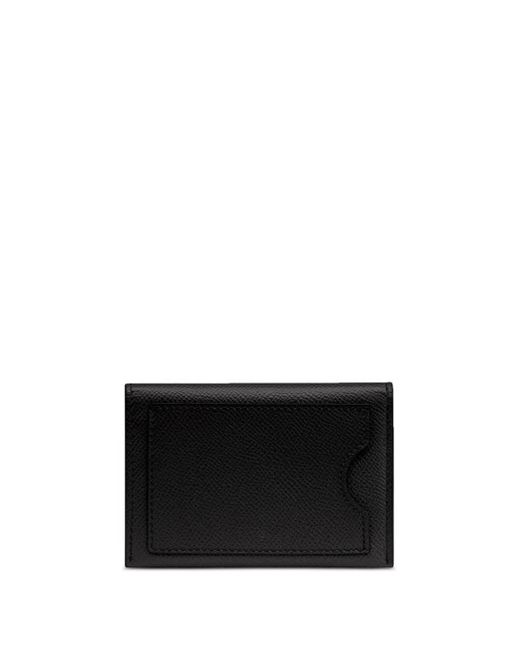 Ferragamo Black Vara Leather Flap Wallet
