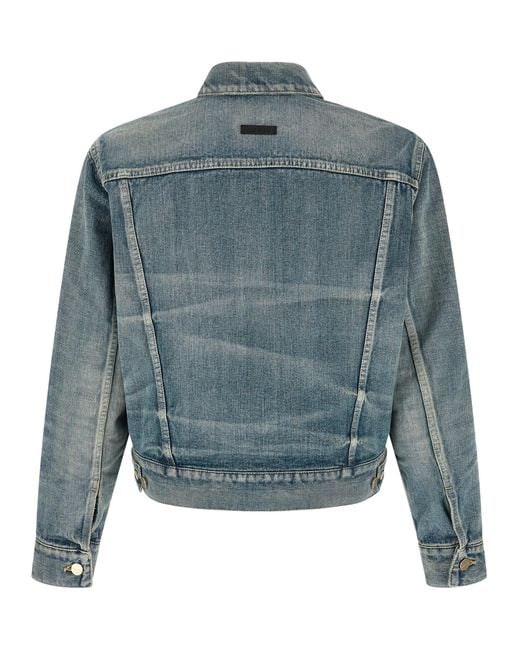 Fear Of God Blue Solid Jackets for men