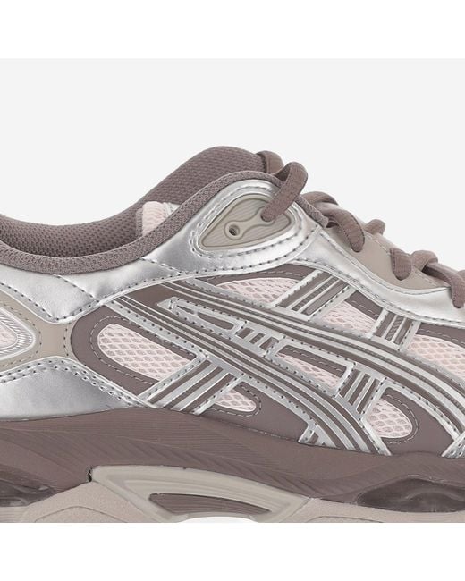 Asics Gray Sneakers Gel-Nyc 2.0 Rubber And Textile Trainers