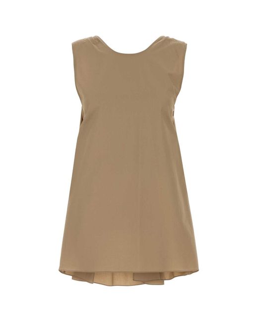 Carven Natural Poplin Top