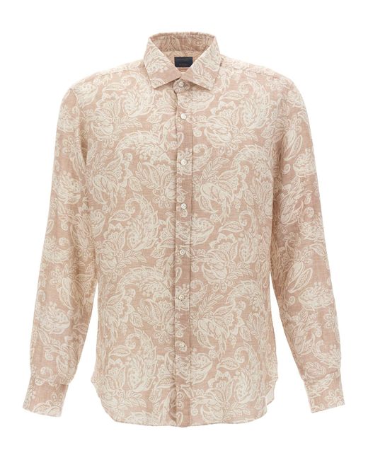 Barba Napoli White Dandy Life Shirt for men