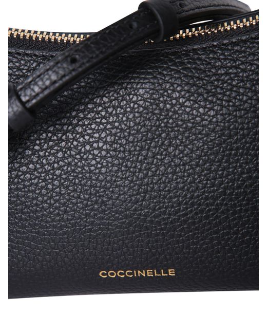 Coccinelle Blue Aura Leather Bag