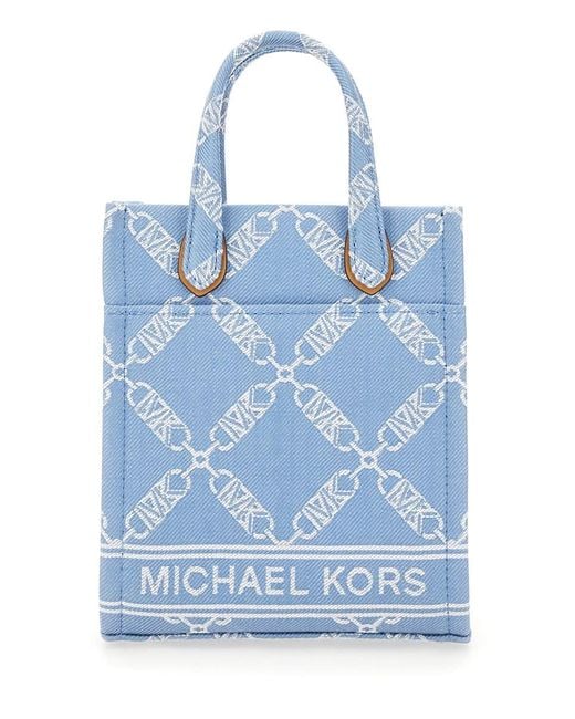 MICHAEL Michael Kors Blue Extra-small "gigi" Tote Bag