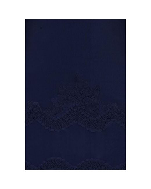 Rabanne Blue Polyamide Long Dress