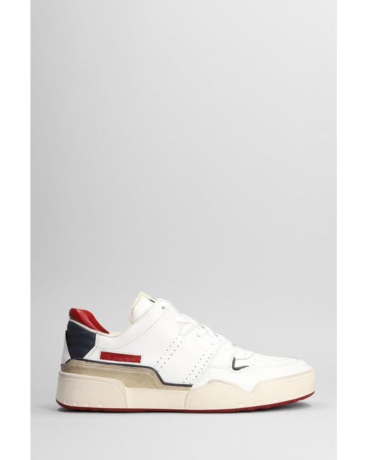 Isabel Marant Emreeh Sneakers In White Leather for Men | Lyst UK