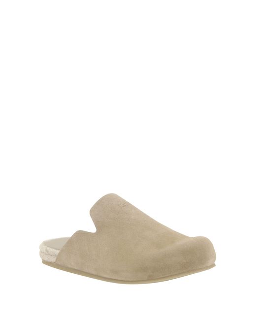 Prada Multicolor Suede Leather Sabots for men