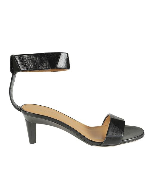 Isabel Marant Black Ankle Strap Sandals