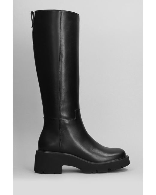 Camper Black Milah Low Heels Boots