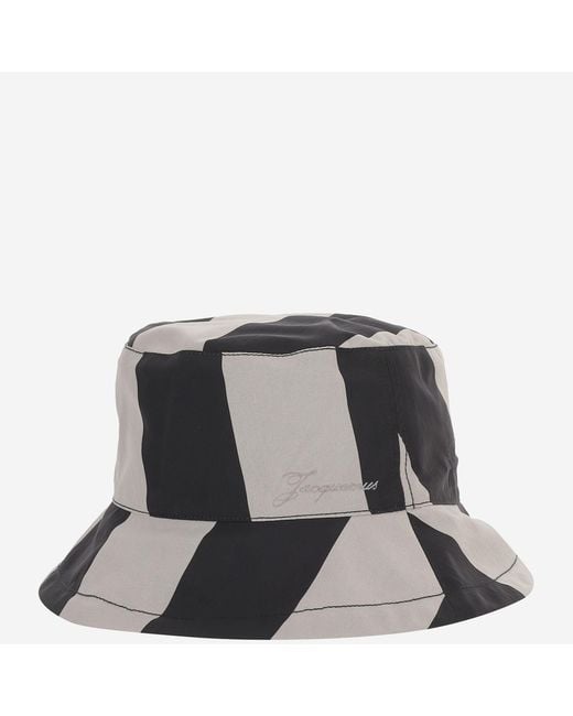 Jacquemus Black Bucket Hat Nylon
