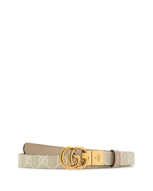 Gucci Multicolor Gg Fabric Reversible Gg Marmont Belt