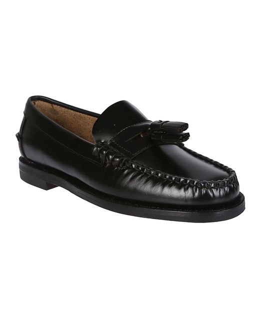 Sebago Black Classic Dan Multi Tassel Loafers