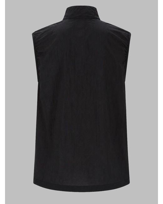 Satisfy Black Modular Windbreaker Rippy Polyamide Jacket for men