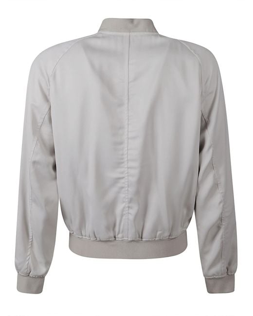 Tom Ford Gray Classic Fitted Zipped Bomber for men