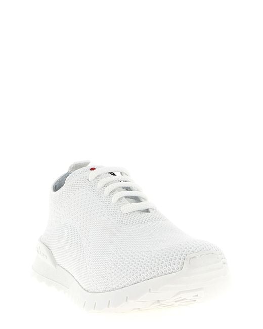 Kiton White 'Fits' Sneakers for men