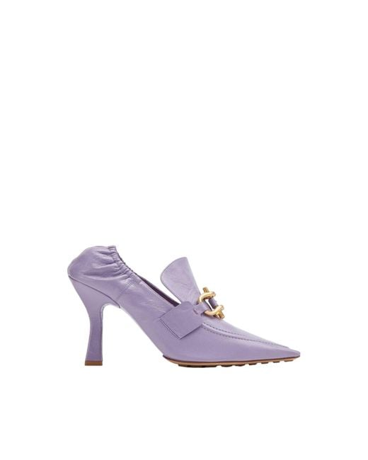 Bottega Veneta Purple The Madame 90Mm Pumps