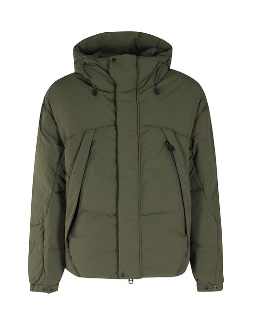 JG1 Green Outerwear Down Jacket for men