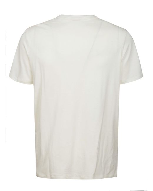 Isaia White Tshirt for men