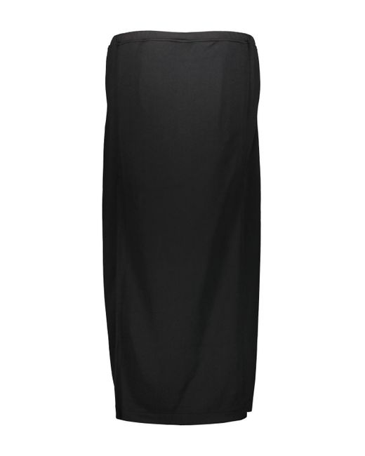 Courreges Black Long Skirt Tracksuit Clothing