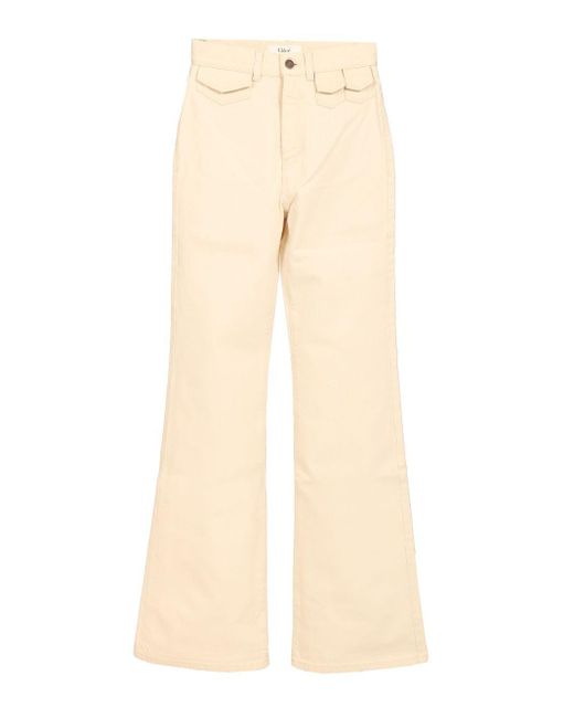 Chloé Natural Flare Jeans